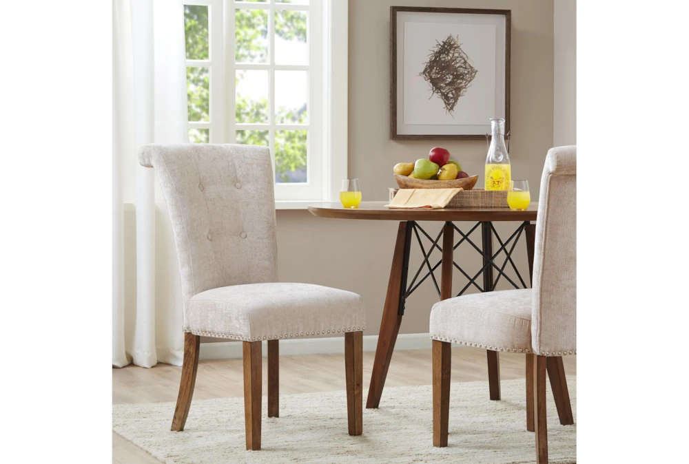 Ashe Cream Dining Chair Set Of 2 - Image 6