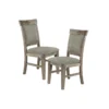 Frazier Natural/Grey Dining Side Chair Set Of 2