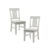 Cece Reclaimed White Dining Side Chair Set Of 2