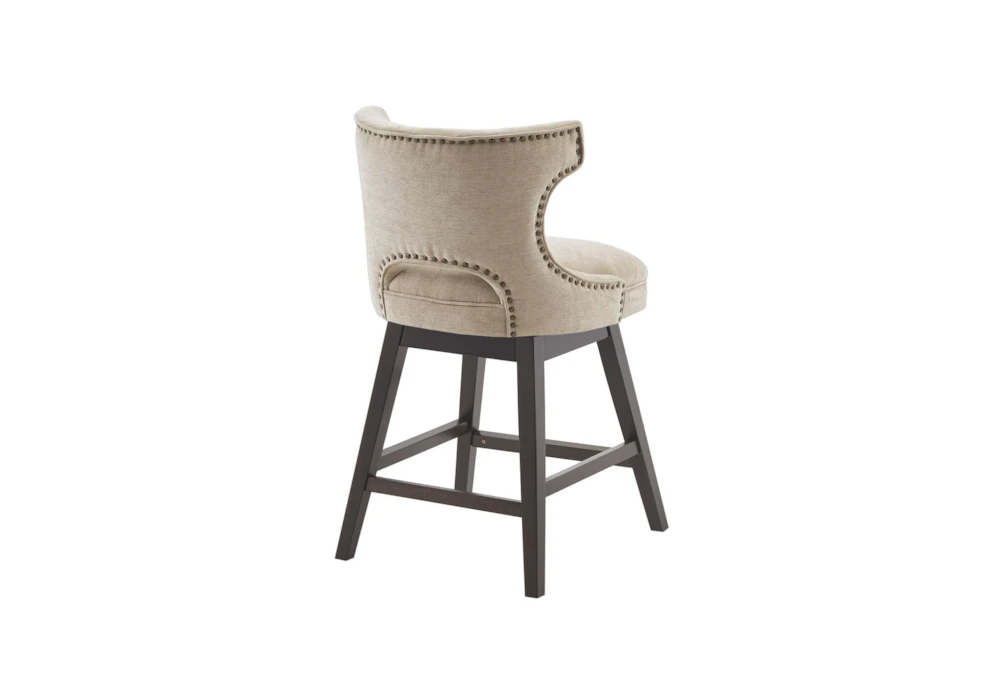 Walsh Beige Swivel Counter Stool - Image 8