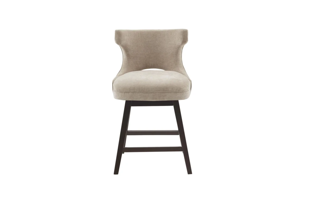 Walsh Beige Swivel Counter Stool - Image 2