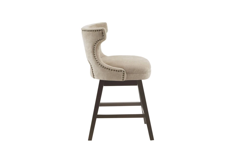 Walsh Beige Swivel Counter Stool - Image 3