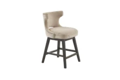 Walsh Beige Swivel Counter Stool