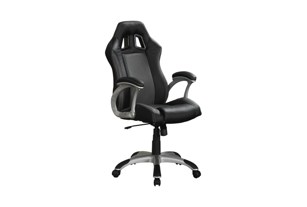 Randy Black + Grey Adjustable Office Chair