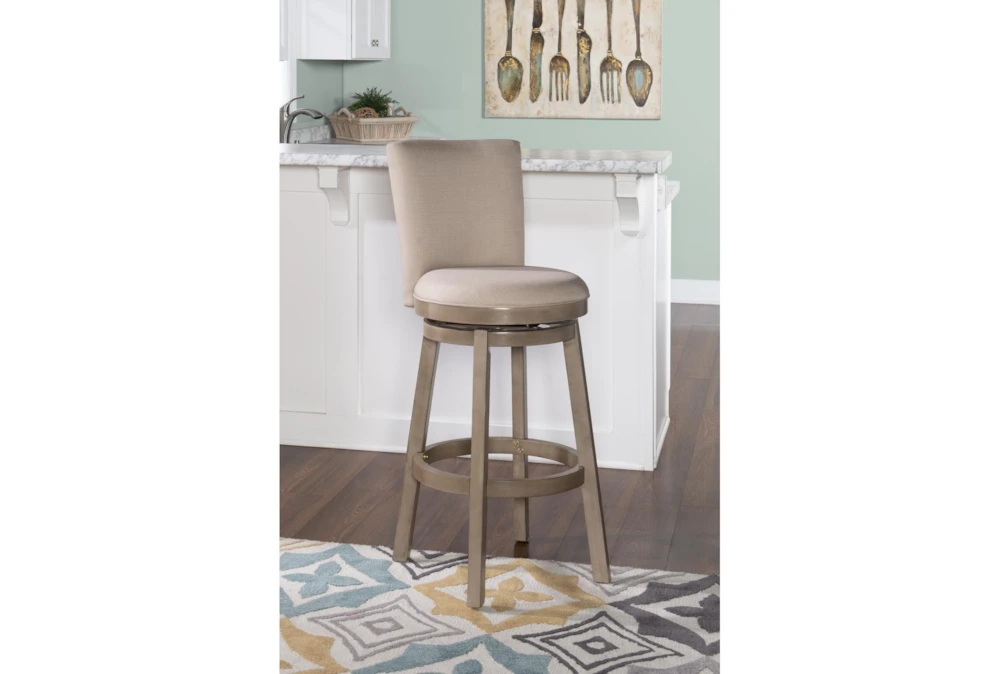 Kolton Big And Tall Swivel Barstool - Image 7