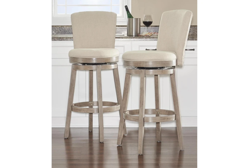 Kolton Big And Tall Swivel Barstool - Image 9