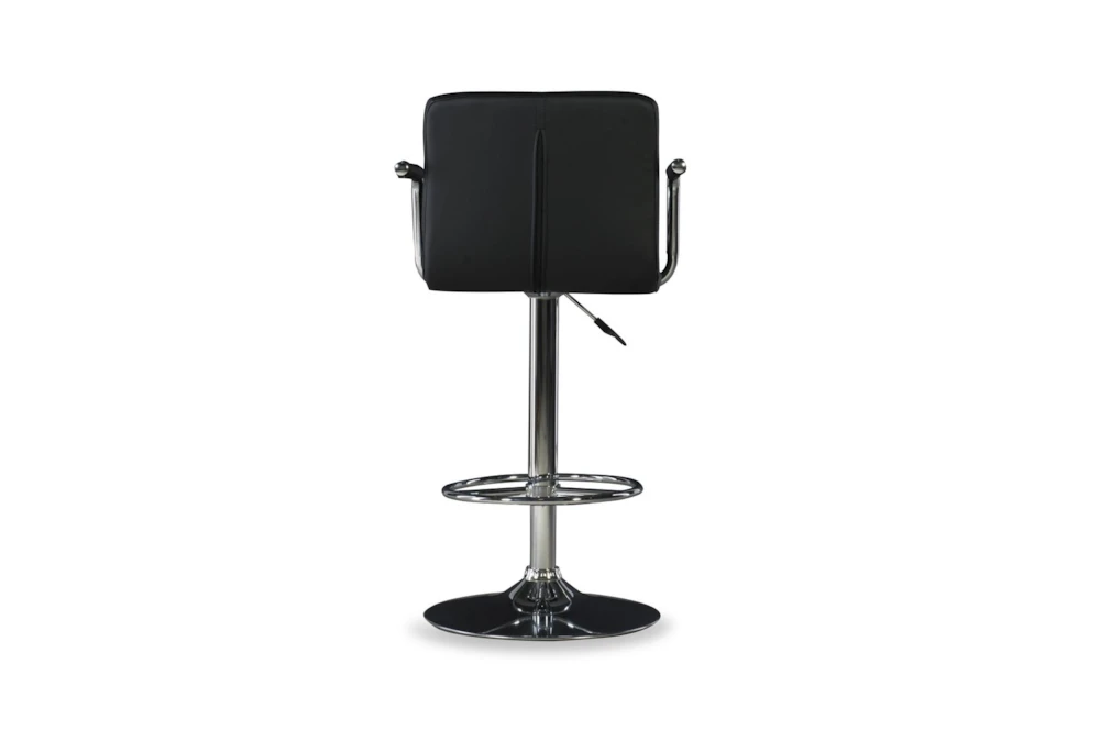 Troy Black Adjustable Barstool - Image 5