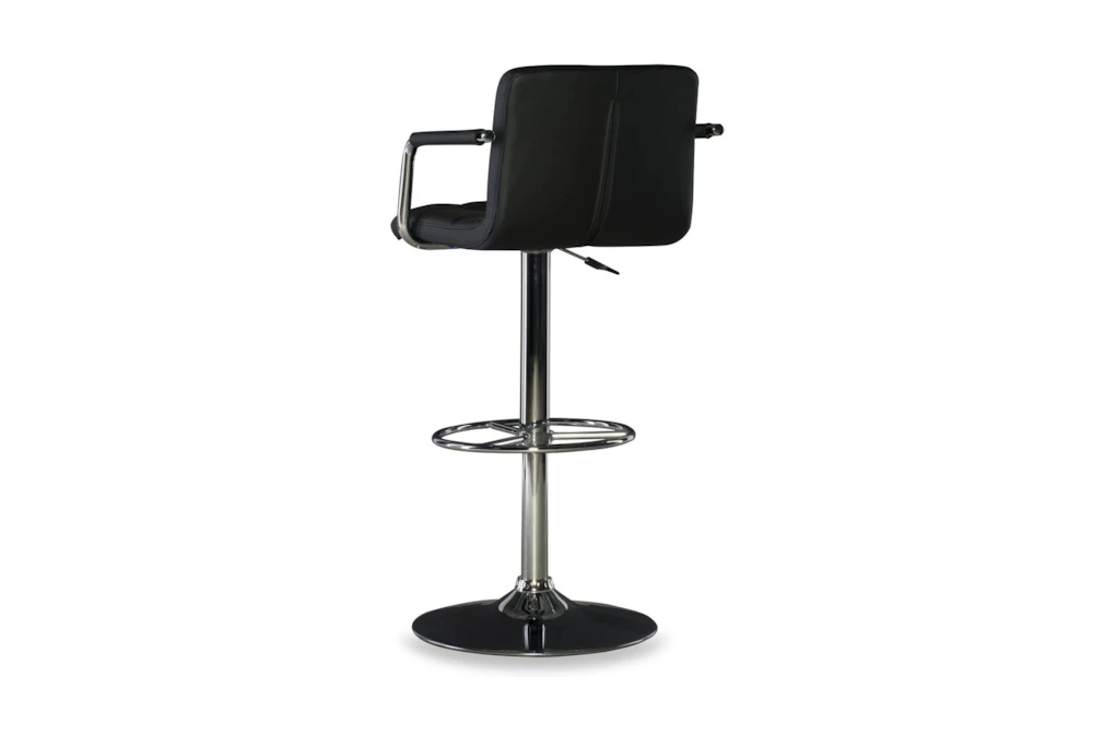 Troy Black Adjustable Barstool - Image 6