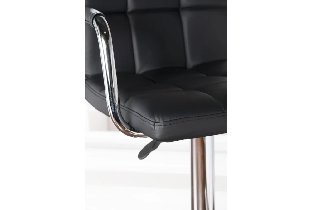 Troy Black Adjustable Barstool - Image 8