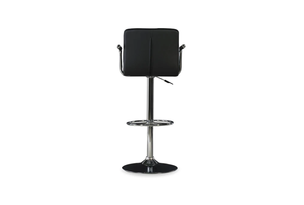 Troy Black Adjustable Barstool - Image 7
