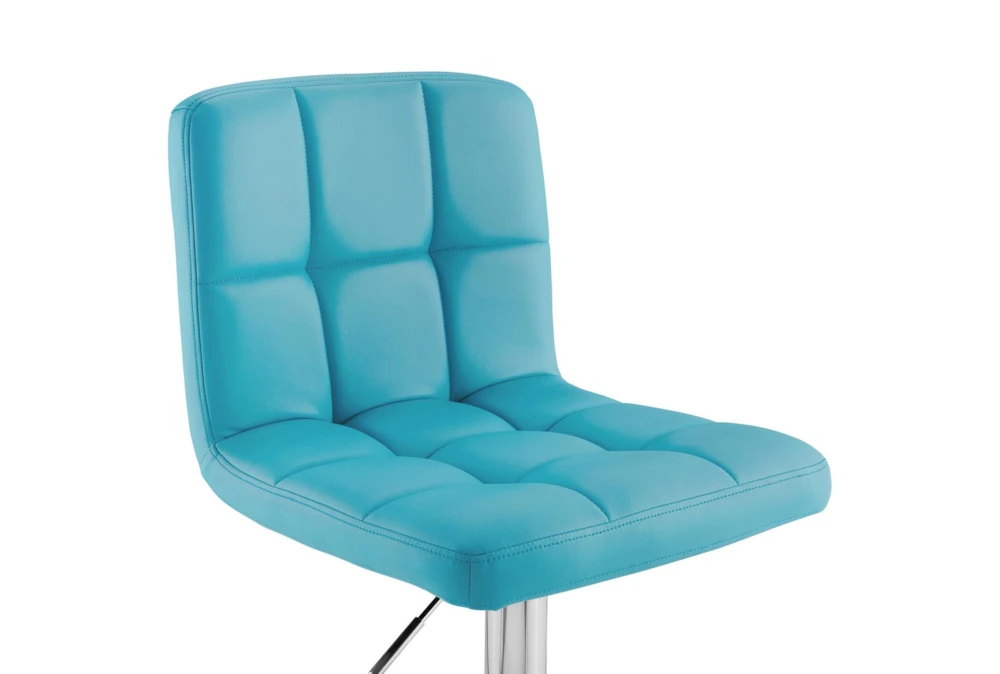 Sawyer Teal Adjustable Barstool - Image 4