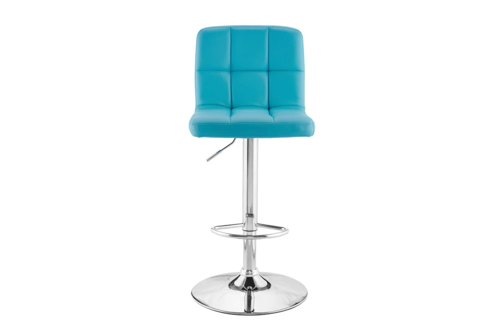 Sawyer Teal Adjustable Barstool - Image 2