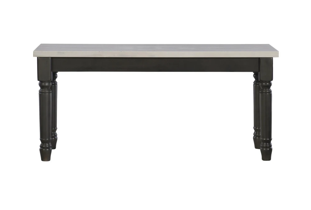 Davis Grey 40" Dining Bench - Image 2