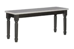 Davis Grey 40" Dining Bench