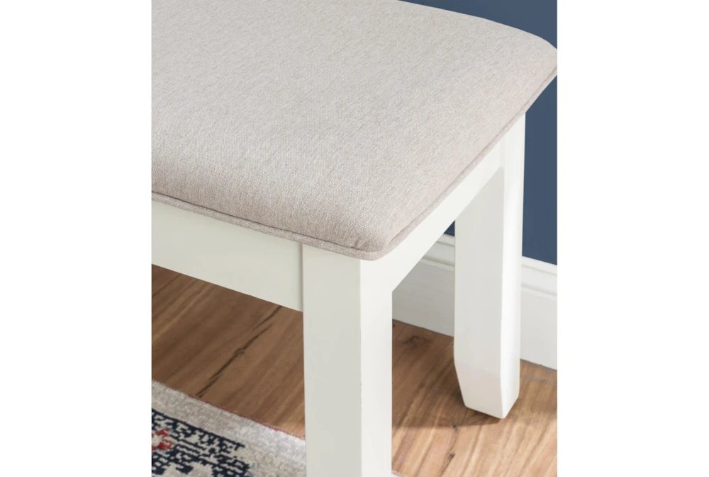 Morgan Grey 44" Dining Storage Bench - Image 15