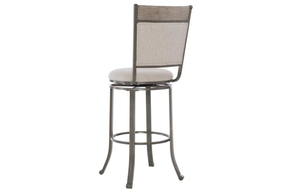 Hamilton Pewter Barstool - Image 2