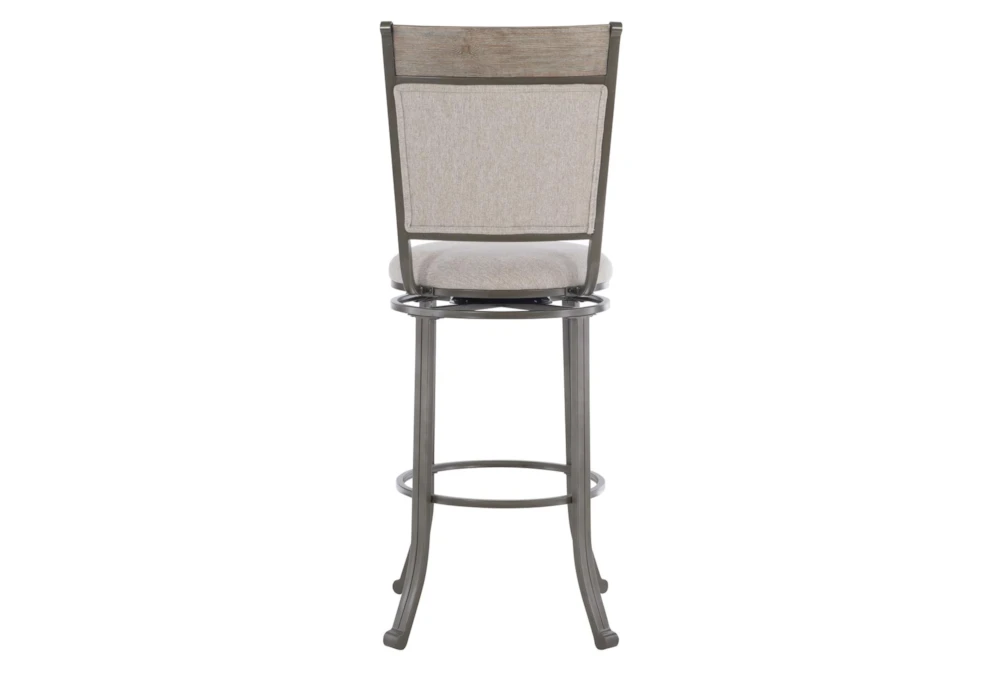 Hamilton Pewter Barstool - Image 3