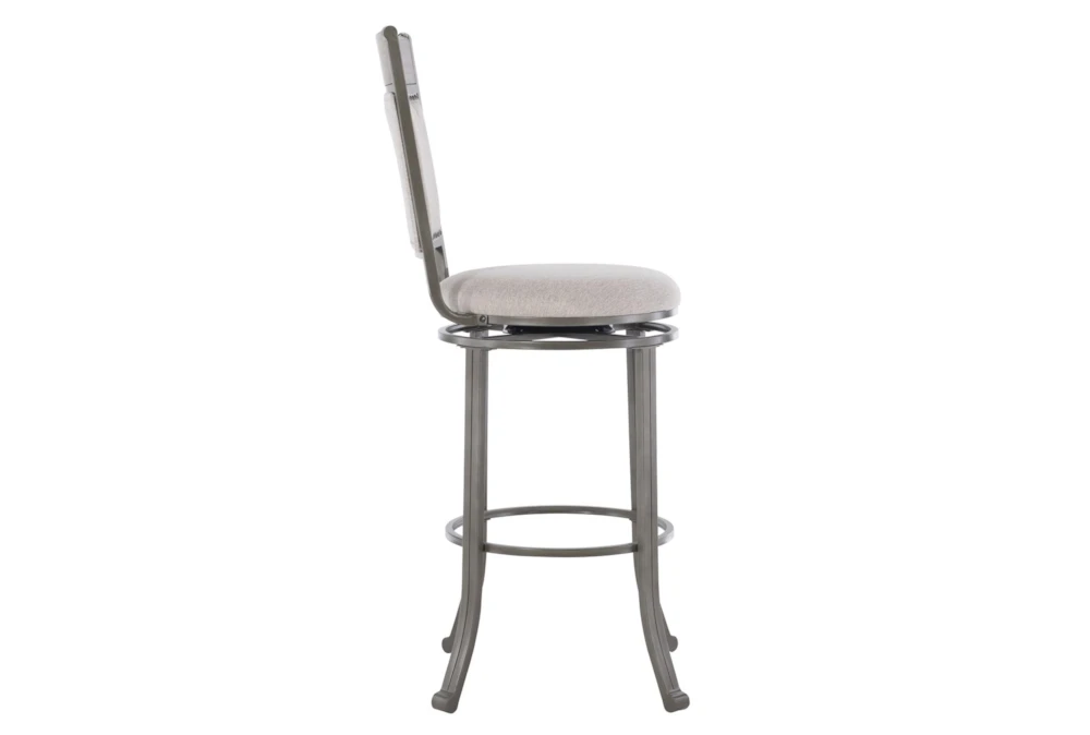 Hamilton Pewter Barstool - Image 5