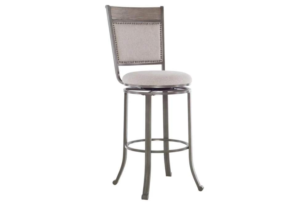 Hamilton Pewter Barstool