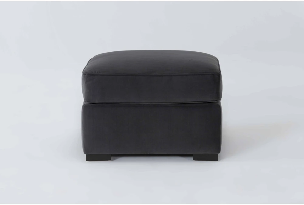 Cypress III 27" Velvet Foam Ottoman
