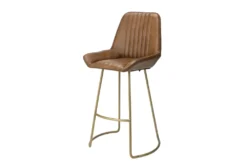 Crown Leather Counter Stool