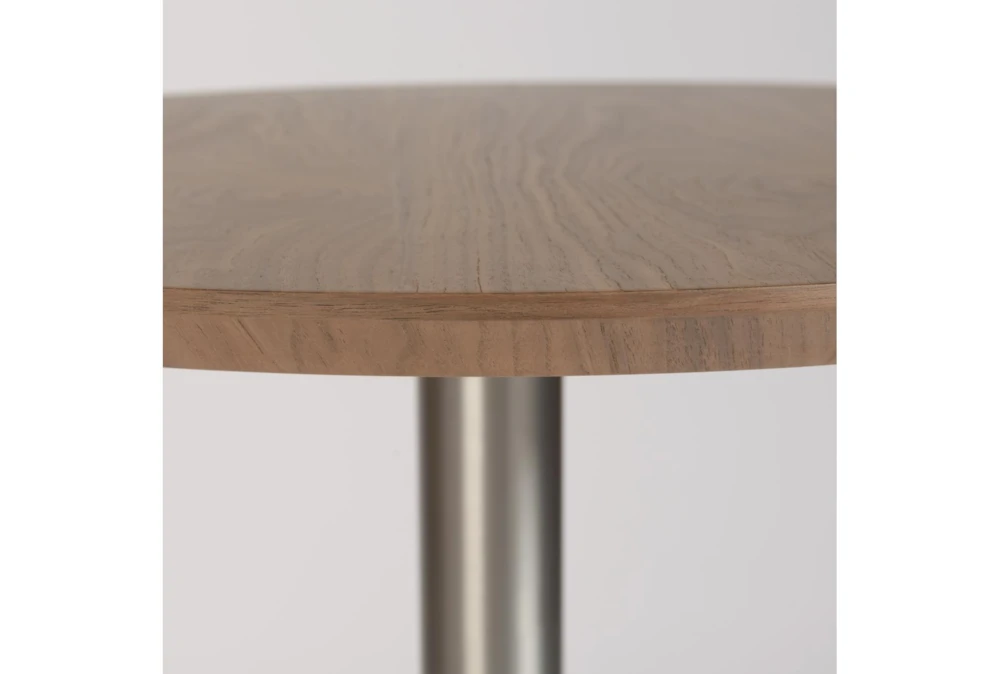Cece Round Walnut 26" Bar Table - Image 3