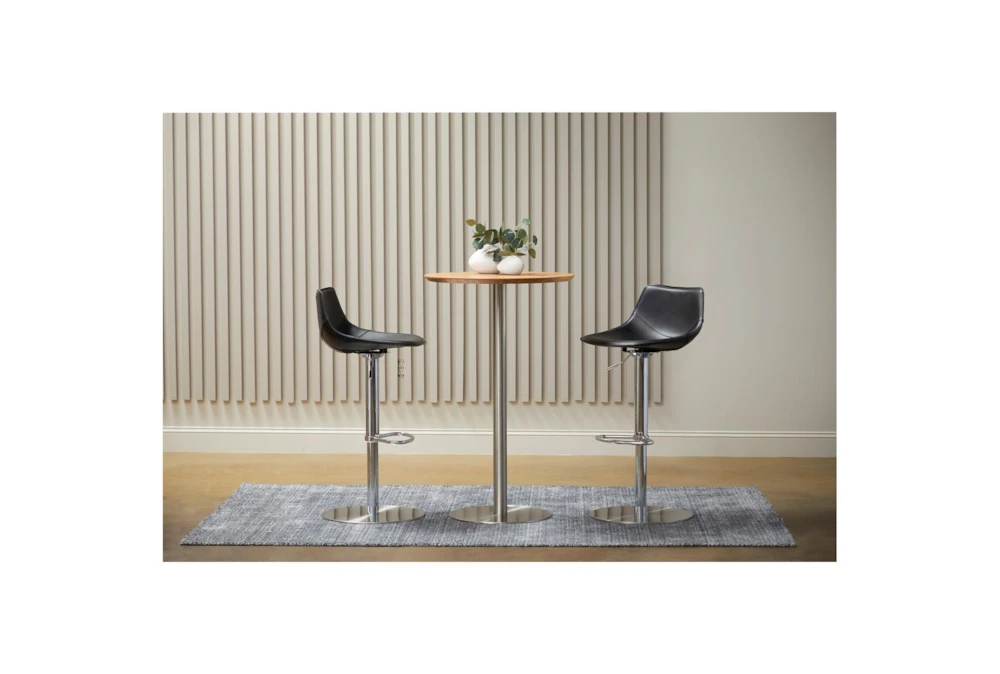 Cece Round Walnut 26" Bar Table - Image 7