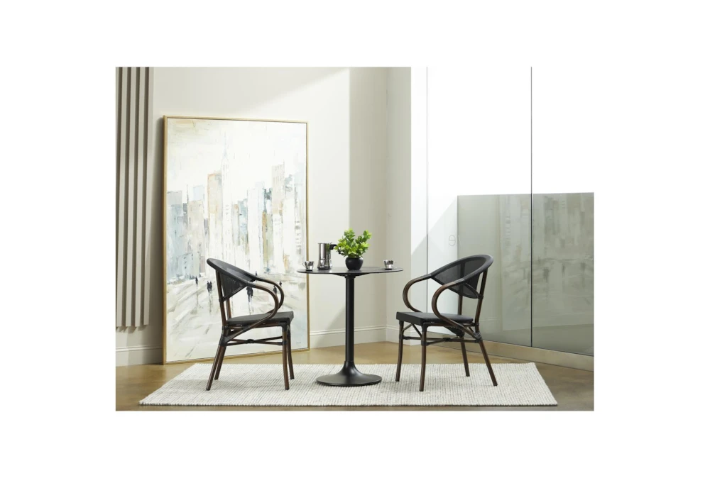 Hannu Black 30" Bistro Table - Image 7