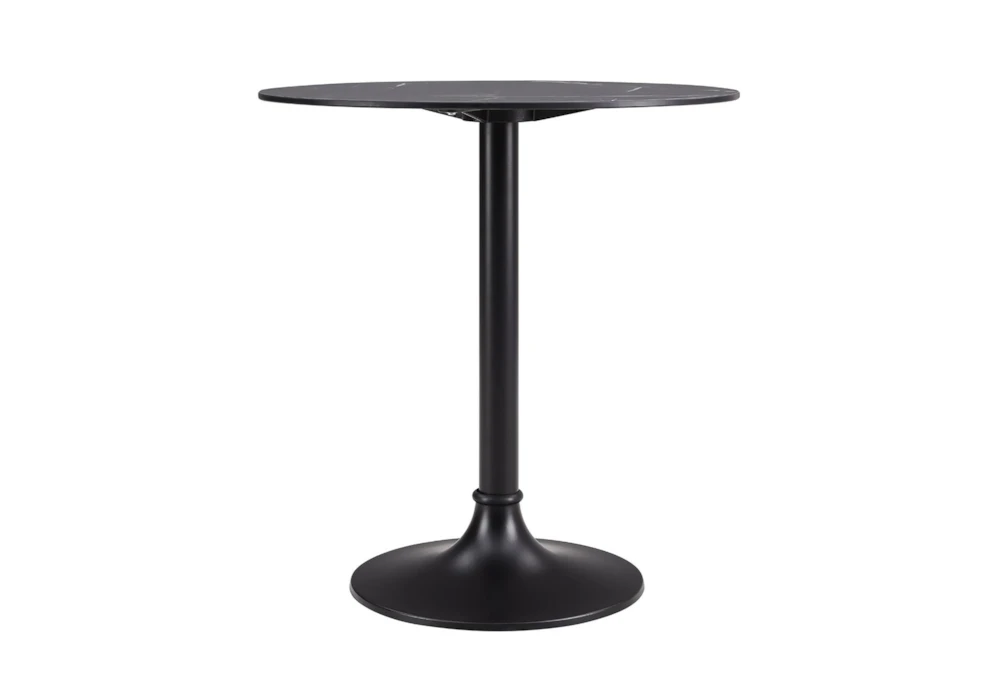 Hannu Black 30" Bistro Table