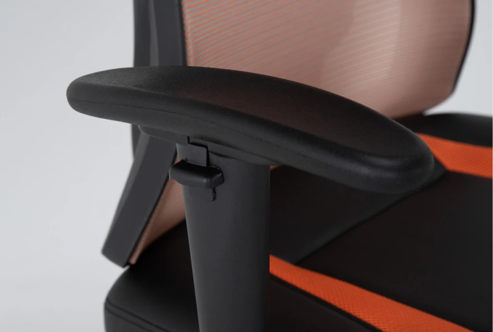 Cicero Orange Mesh Gaming Chair - Image 7