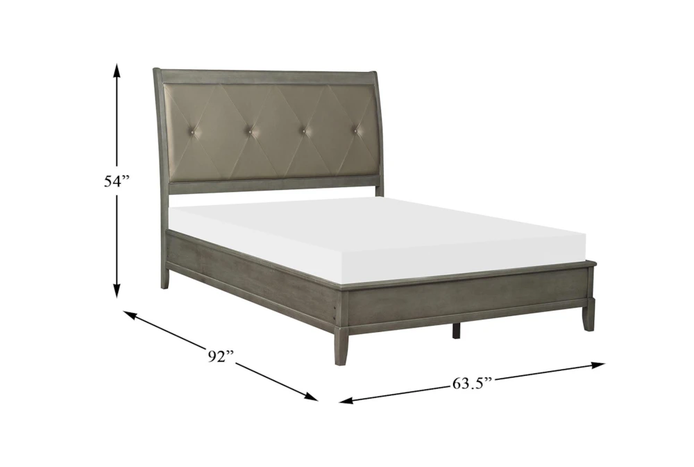 Kensley Grey Queen Panel Bed - Image 6
