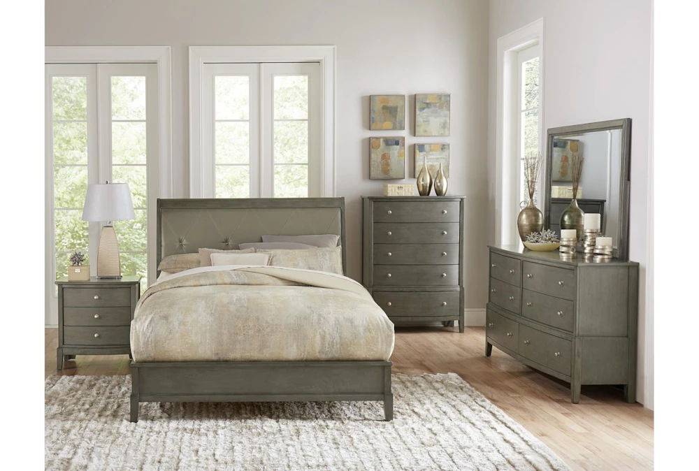 Kensley Grey Queen Panel Bed - Image 7