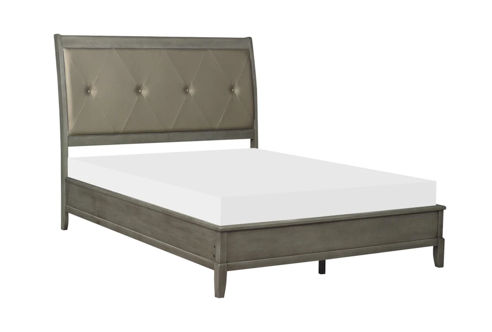 Kensley Grey Queen Panel Bed