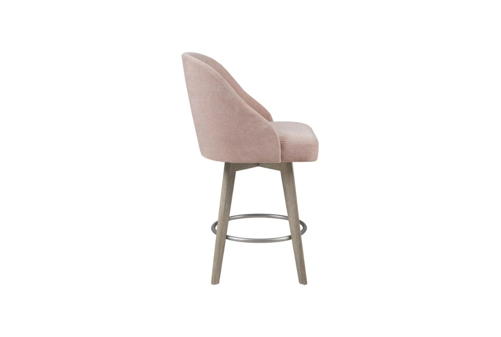 Marshall Pink Counter Stool With Swivel Seat - Image 3