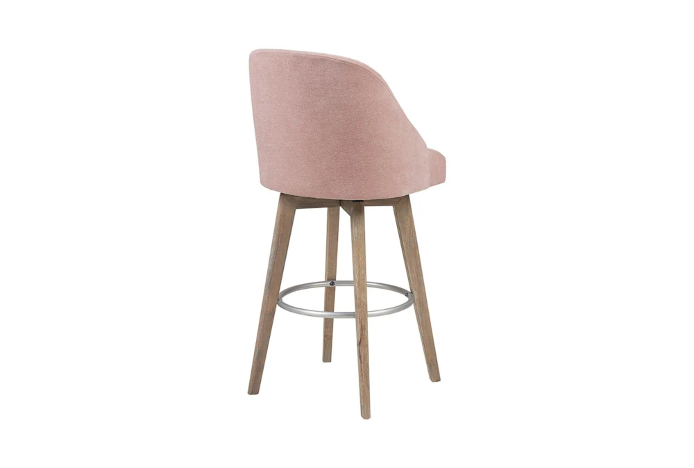 Marshall Pink Bar Stool With Swivel Seat - Image 4