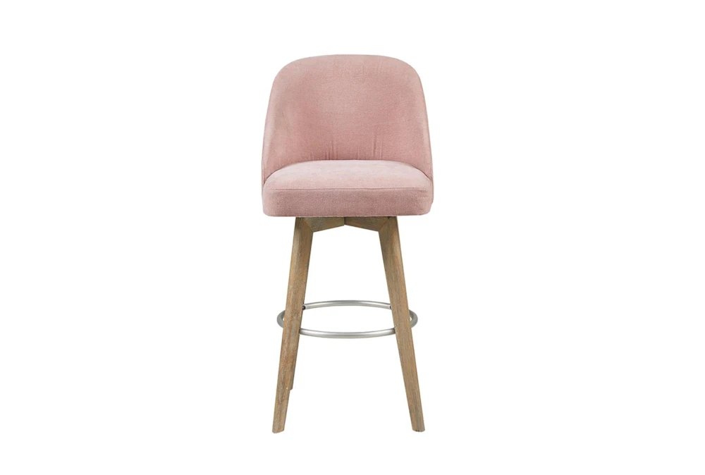 Marshall Pink Bar Stool With Swivel Seat - Image 2