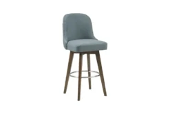 Wheatley Blue Bar Stool With Swivel Seat