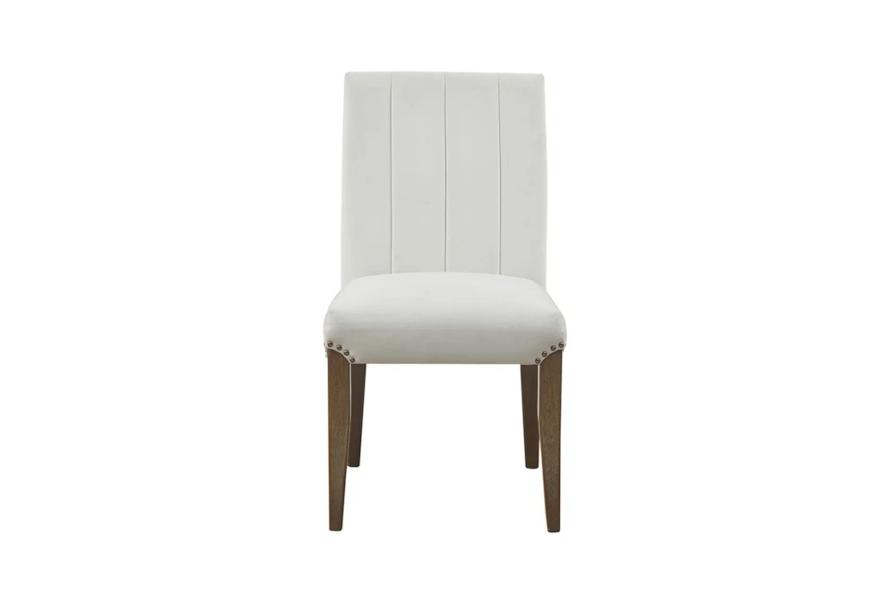 Cream Channel Tufting Dining Chair Set Of 2 - Image 2