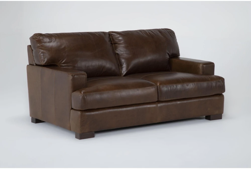 Grisham Leather 68" Loveseat - Image 2