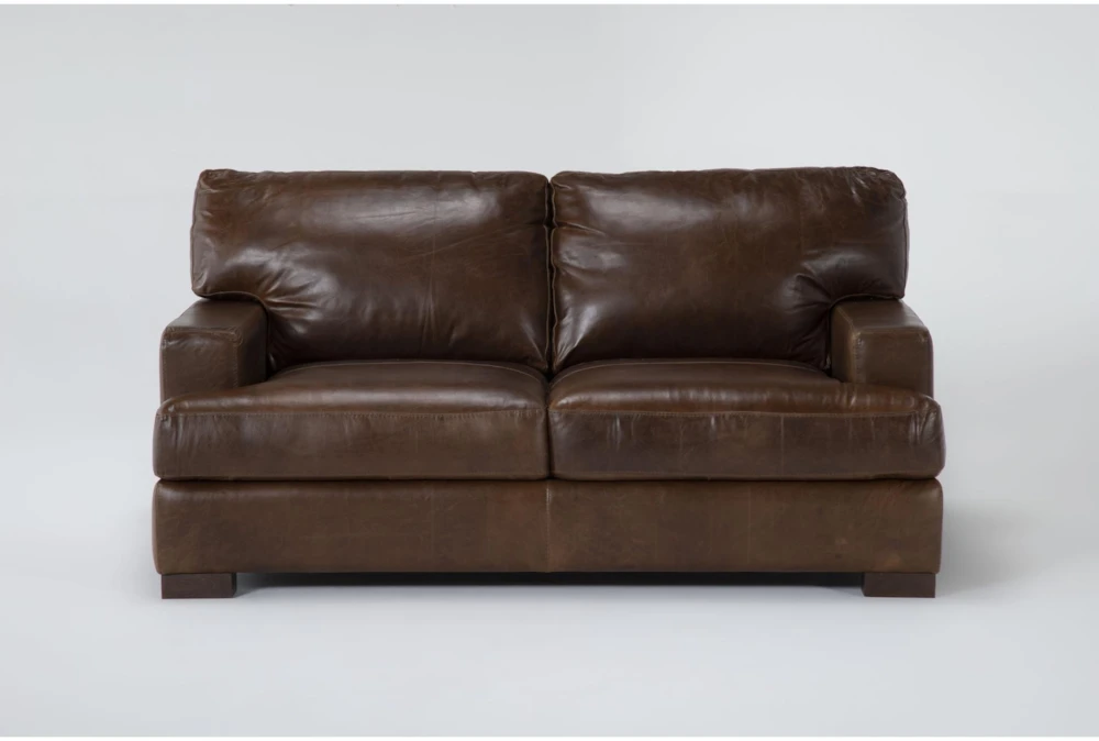 Grisham Leather 68" Loveseat