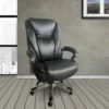 Forrest Grey Faux Leather Executive Office Chair