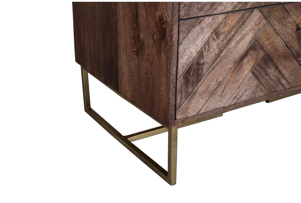 Chevron 5 Drawer Chest - Image 4