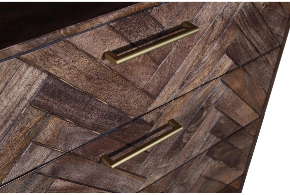 Chevron 5 Drawer Chest - Image 5