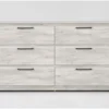 Baylie White 6 Drawer Dresser