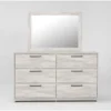 Baylie White Dresser/Mirror