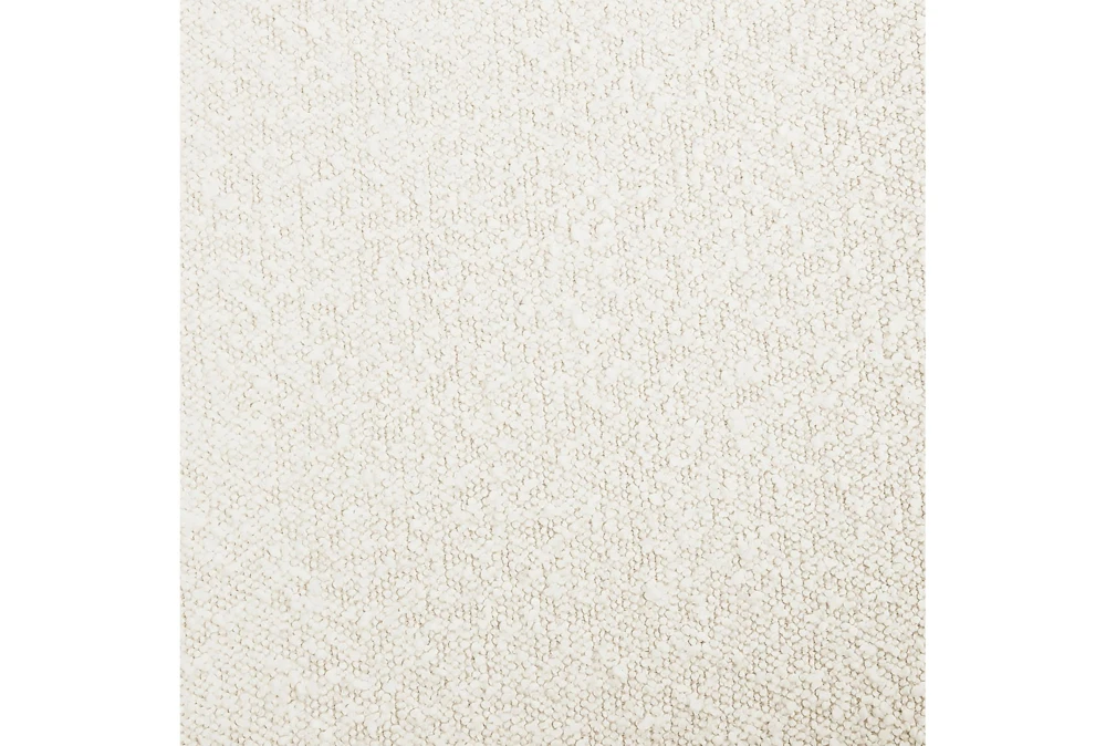 Mayfield Ivory Fabric & Brown Faux Leather Office Chair - Image 7