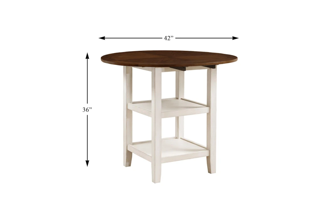 Myan Drop Leaf 44" Counter Height Table - Image 5