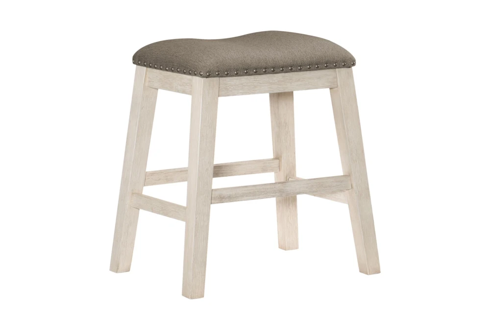 Fideo White Counter Height Stool Set Of 2 - Image 3