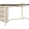 Fideo White 60" Counter Height Table
