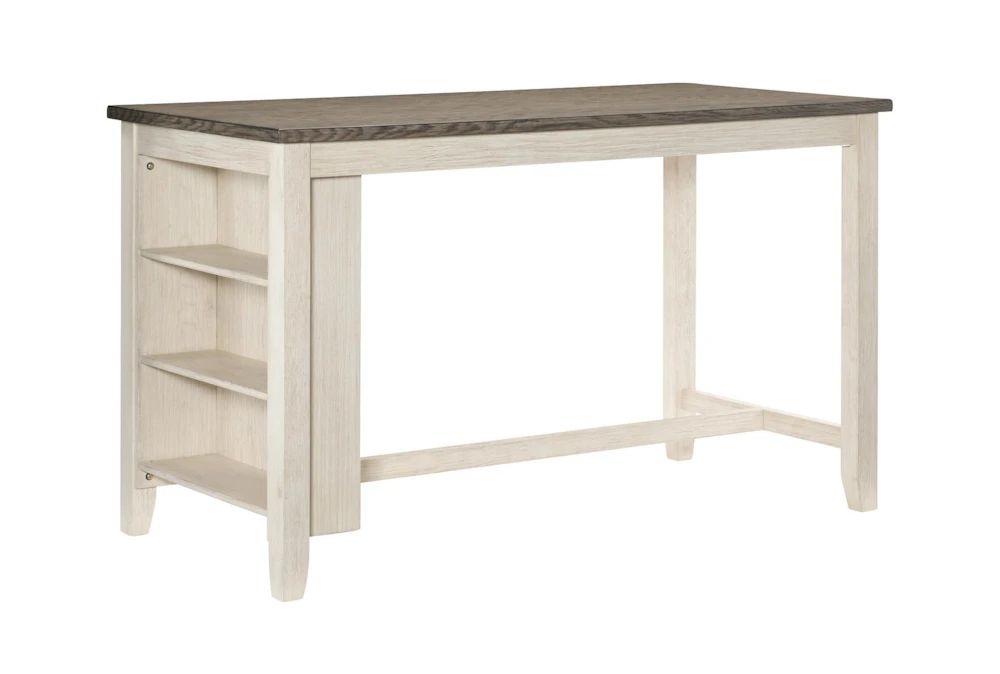 Fideo White 60" Counter Height Table